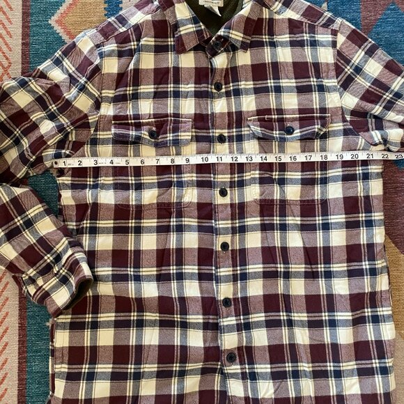 Men's L.L. Bean Fleece-Line Flannel Shirt, Traditional Fit - Picture 5 of 6